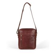 Bruine leren messenger tas Howard London , Brown , Heren