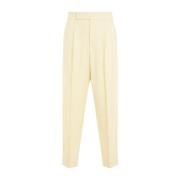 Single Pleat Tapered Broek Citroenroom Fear Of God , Beige , Heren