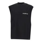 Stijlvolle T-shirts en Polos in Zwart Purple Brand , Black , Heren