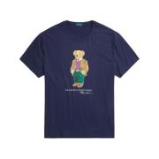 Klassieke Polo Shirt Korte Mouw Ralph Lauren , Blue , Heren
