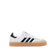 Premium Leren Samba Sneakers Adidas Originals , White , Heren