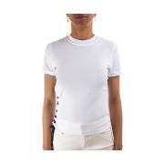 Wit Korte Mouw Ronde Hals T-Shirt Versace Jeans Couture , White , Dame...
