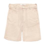 Luchtige katoenen shorts met zakken Séfr , Beige , Dames