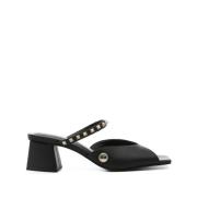 Zwarte Sandalen voor Vrouwen Ss24 Just Cavalli , Black , Dames