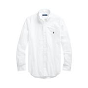 Sportieve Lange Mouw Polo Shirt Ralph Lauren , White , Heren