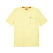 Zak Jersey T-shirt Scotch & Soda , Yellow , Heren