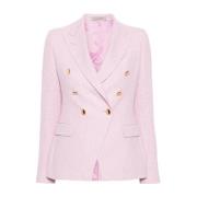 Roze Jassen voor Vrouwen Ss24 Tagliatore , Pink , Dames