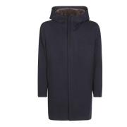 Parka Jas met Capuchon Gimo's , Blue , Heren