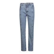 Slim-Fit Straight Twill Jeans Rotate Birger Christensen , Blue , Dames