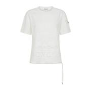 Witte T-shirts en Polos Moncler , White , Dames