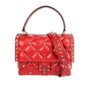 Pre-owned Leather handbags Valentino Vintage , Red , Dames