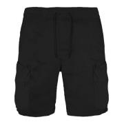 Zwarte Shorts voor Mannen MC2 Saint Barth , Black , Heren