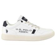 Stijlvolle Bianco/Blu Sneakers U.s. Polo Assn. , White , Heren