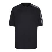 Zwarte T-shirts & Polos voor mannen Adidas , Black , Heren