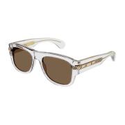 Vierkante zonnebril Gg1517S 004 Gucci , Gray , Heren