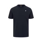 Casual T-Shirt Odom K-Way , Blue , Heren