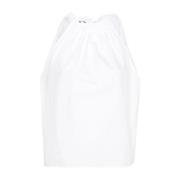 Witte Topwear voor Vrouwen Ss24 Pinko , White , Dames