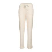 Paillet Wijde Pijp Broek Beige Pinko , Beige , Dames