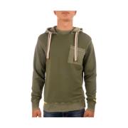 Gewassen Zak Hoodie Field Stijl Scotch & Soda , Green , Heren