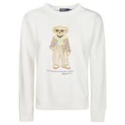 Bear Crewneck Sweatshirt Ralph Lauren , Beige , Dames
