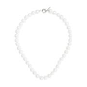 Witte Shell Pearl Ketting Ernest W. Baker , White , Heren