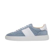 Suede Leather Low Top Sneakers Leandro Lopes , Multicolor , Heren