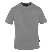 Korte Mouw Ronde Hals Katoenen T-shirt Plein Sport , Gray , Heren