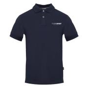 Katoenen Polo met Korte Mouwen Plein Sport , Blue , Heren