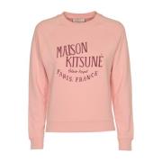 Sweatshirt Maison Kitsuné , Pink , Dames