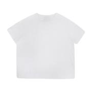 Crop T-shirt van katoen Daniele Fiesoli , White , Dames