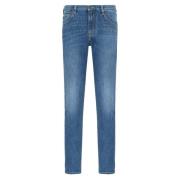 Regular Fit Jeans - Lichtblauw Emporio Armani , Blue , Heren