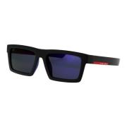 Stijlvolle zonnebril met 0PS 02Zsu ontwerp Prada , Black , Heren