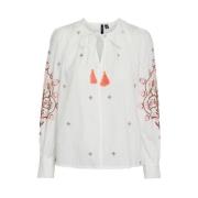 Snow White Longsleeve Top Vero Moda , White , Dames