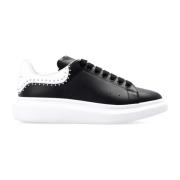 Studded Leren Sneakers Alexander McQueen , Black , Heren