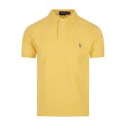 Gele Slim Fit Polo Shirt Ralph Lauren , Yellow , Heren