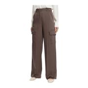 Bruine Broek Khat Stijl Marella , Brown , Dames