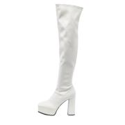 Pre-owned Leather boots Giuseppe Zanotti Pre-owned , White , Dames