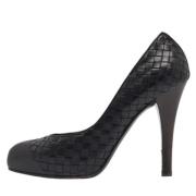 Pre-owned Leather heels Bottega Veneta Vintage , Black , Dames