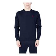 Blauwe Sweatshirt met Lange Mouwen U.s. Polo Assn. , Blue , Heren