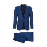 Donkere Americana Suit 50497206 Boss , Blue , Heren