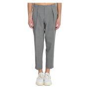 Portobello Wol Broek Briglia , Gray , Heren