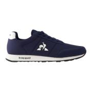 Blauwe Print Sneakers met Rubberen Zool le coq sportif , Blue , Heren