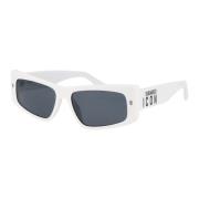 Iconische Zonnebril Model 0007/S Dsquared2 , White , Heren