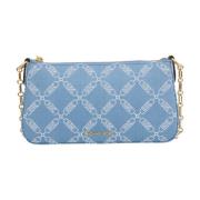 Denim Chain Pouchette Tas Michael Kors , Blue , Dames