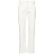 Slim Fit Witte Katoenen Jeans Levi's , White , Heren