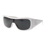 Stijlvolle zonnebril met model 0Dg4454 Dolce & Gabbana , White , Heren