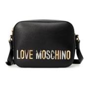 Stijlvolle Crossbody Tas voor Vrouwen Love Moschino , Black , Dames