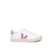 Witte Sneakers Campo Stijl Veja , White , Dames