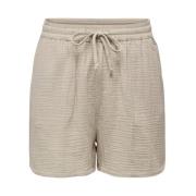 Bermuda Shorts Onlthyra WVN Only , Beige , Dames