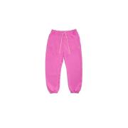 Katoenen Jersey Sweatpants met Trekkoord Taille Autry , Pink , Dames